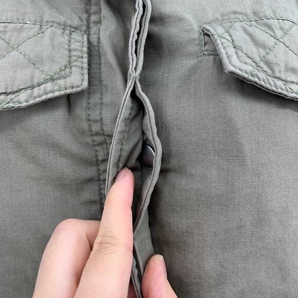 Volcom Vest Womens XS Extra Small Ivy Pile Lined Detachable Hood Snap Buttons - Picture 4 of 16